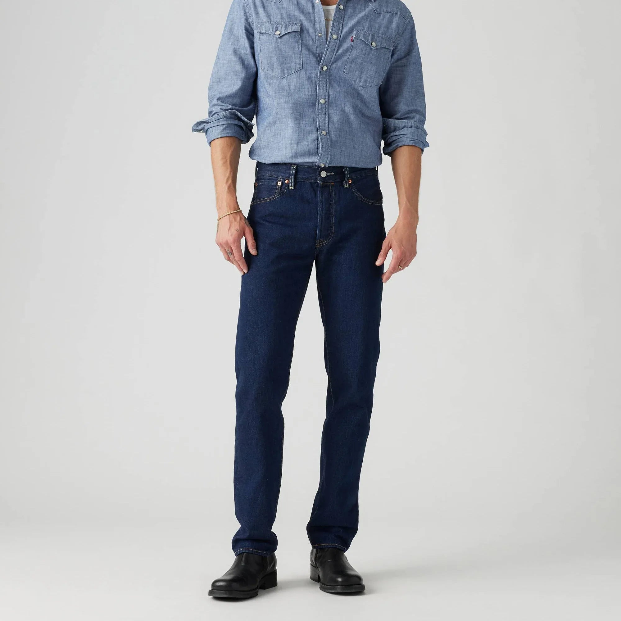 Levi's Men's 501® '54 Vintage-Inspired Slim Leg Dark Indigo Jeans - Gomix Brands Outlet